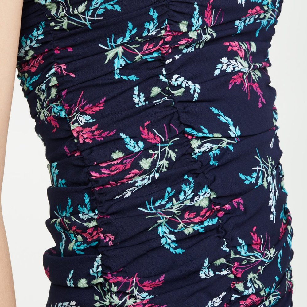 Likely Blue Ruched Ruffled Mini Dress - Picture 4 of 4